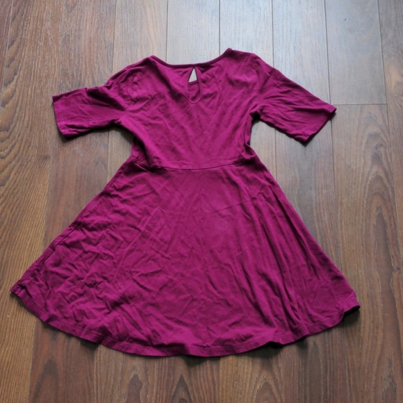 Old navy fearless 01 maroon dress size 6-7 - Picture 2 of 3